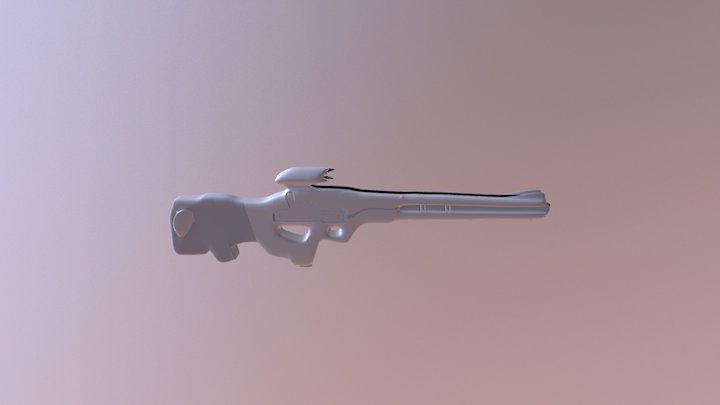 Futuristic Sniper (V1.0) 3D Model