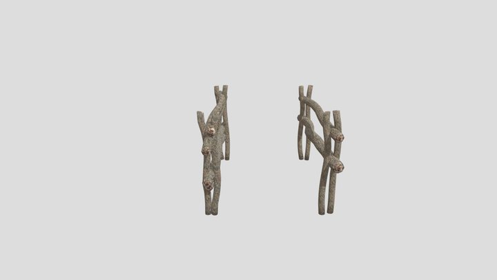 wooden fence 3D Model