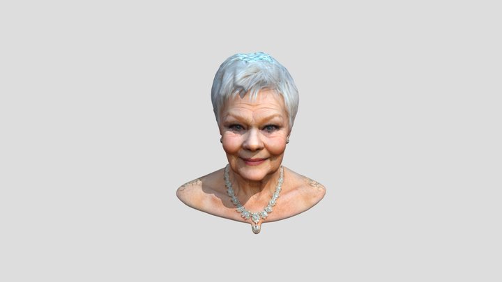 Judi Dench as M 3D Model