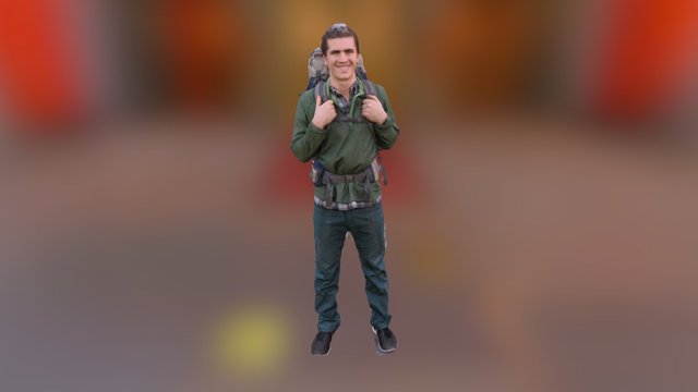 Backpacking 3D Model