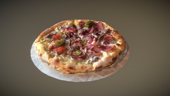 Pizza "BigBoss" Pancho 3D Model