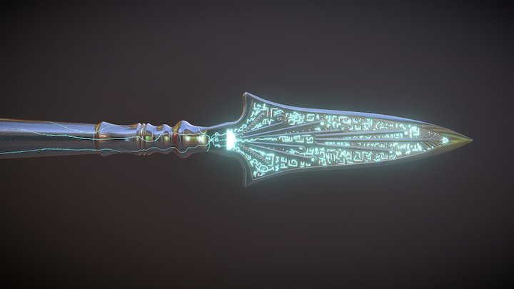 Ancient Spear 3D Model