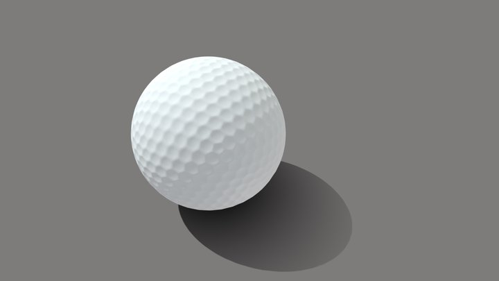Golf Ball 3d model free download – Free 3D Model STL