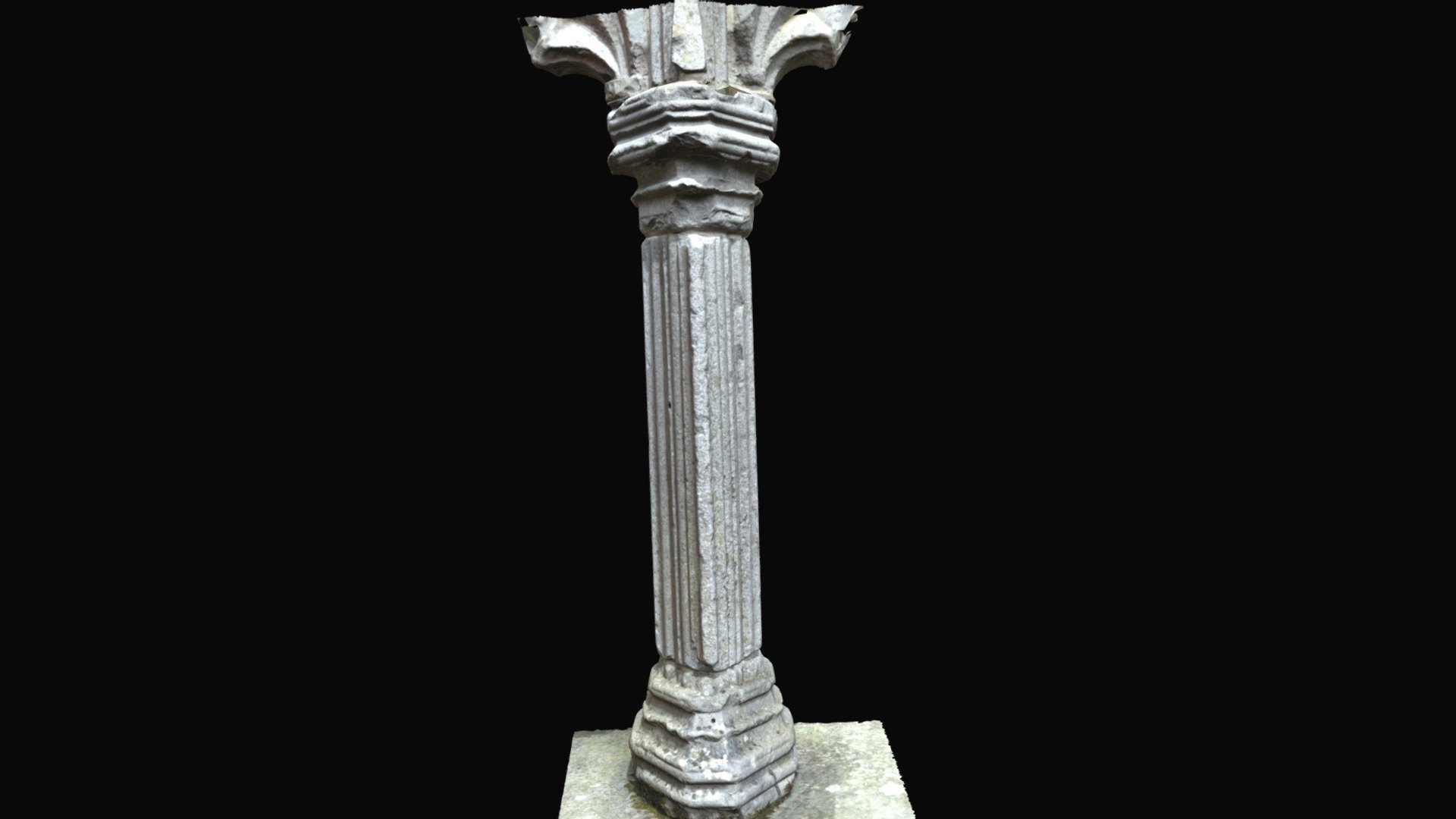 Holycross Abbey Cloister Column F Masons Mark - Download Free 3D model ...