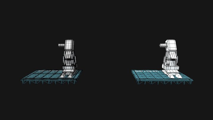 Left Leg High And Low 3D Model