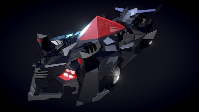 Futuristic Car - Gravity Sketch 3D Model