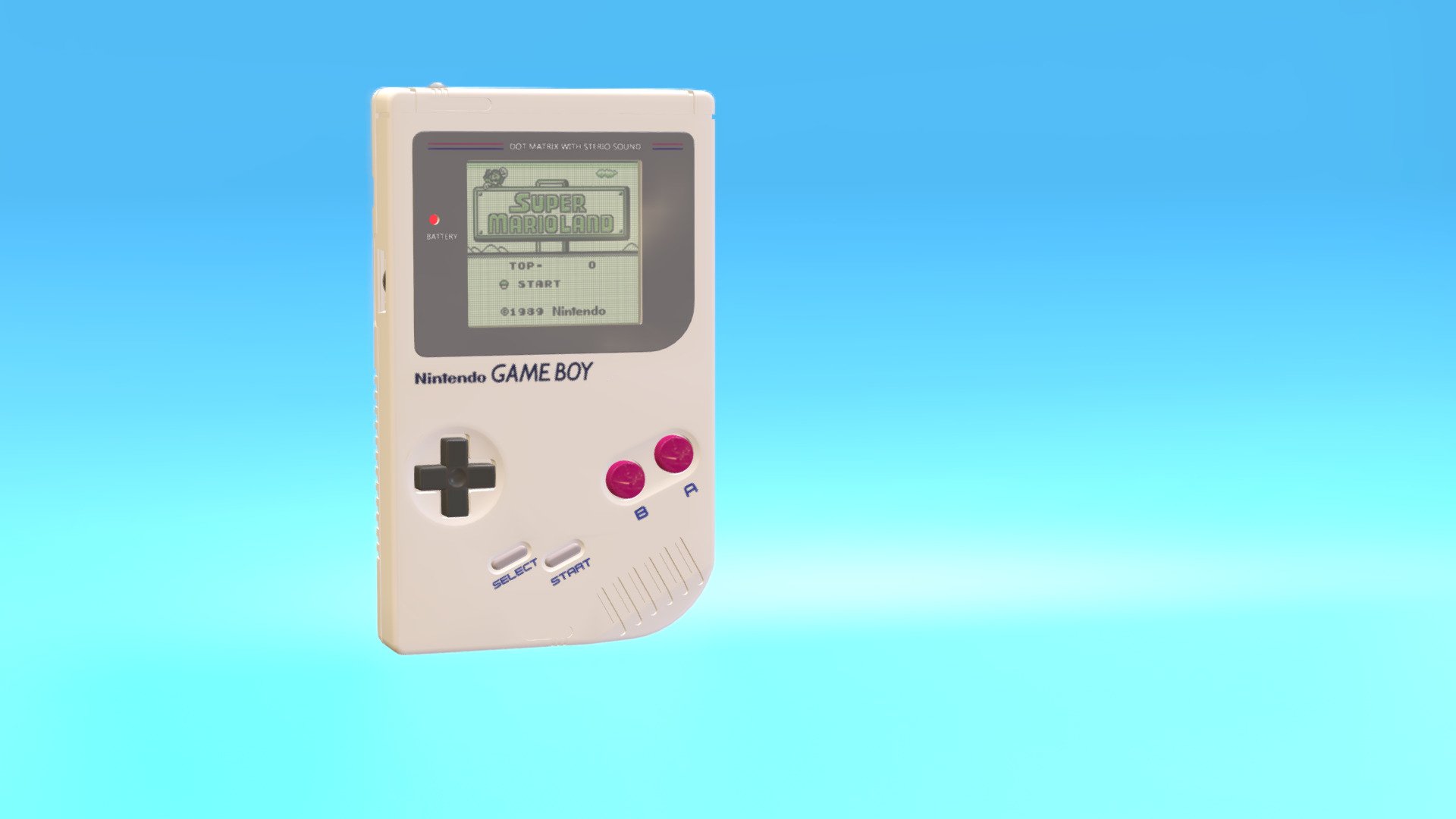 GameBoy DMG-01 - Download Free 3D model by Let's Do 3D