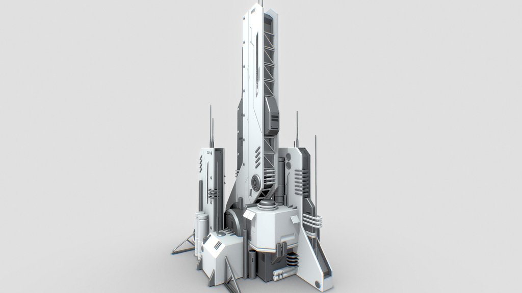 Futuristic building collection - A 3D model collection by Anima Z ...