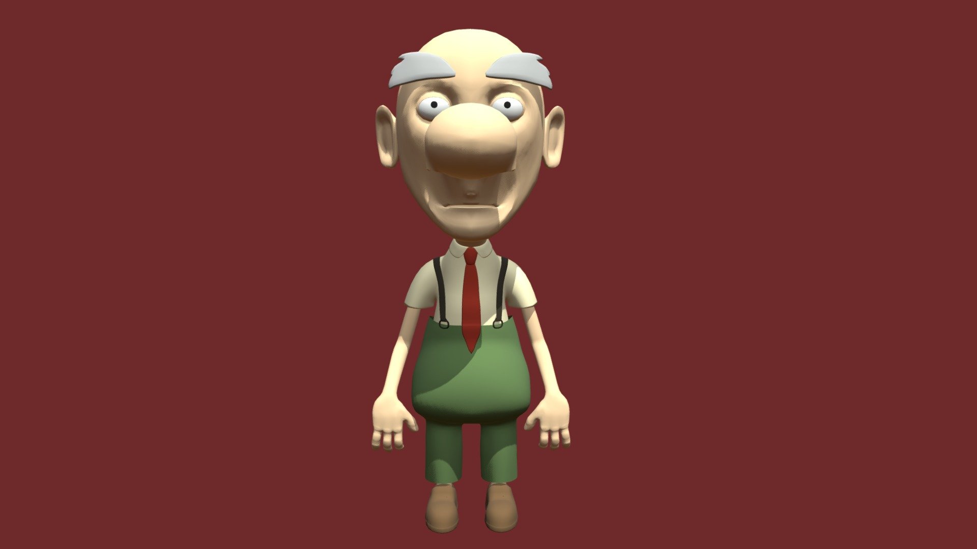 Senhor - Personagem - 3D model by EndryckBarros [29856c5] - Sketchfab