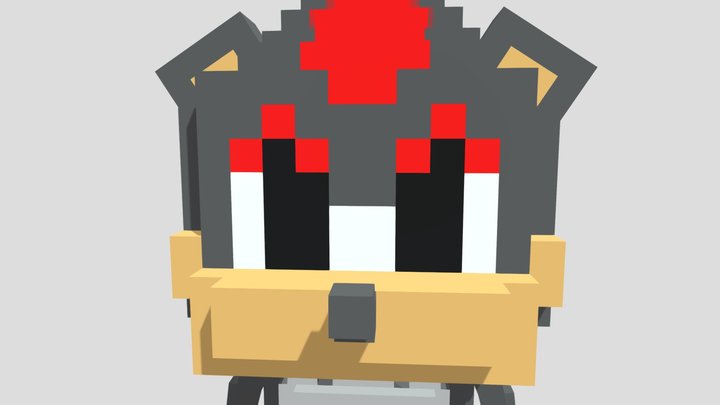 smaller 8-bit shadow remake 3D Model