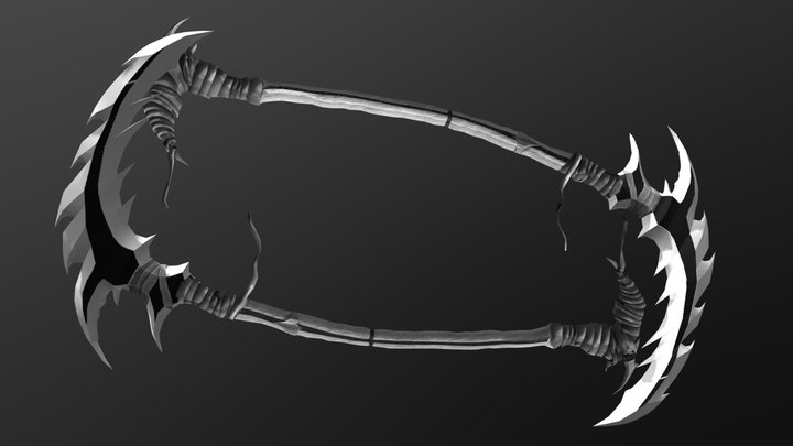 NyxBlade | Fantasy Scythe 3D Model
