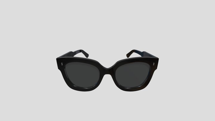 Black Sunglasses 3D Model