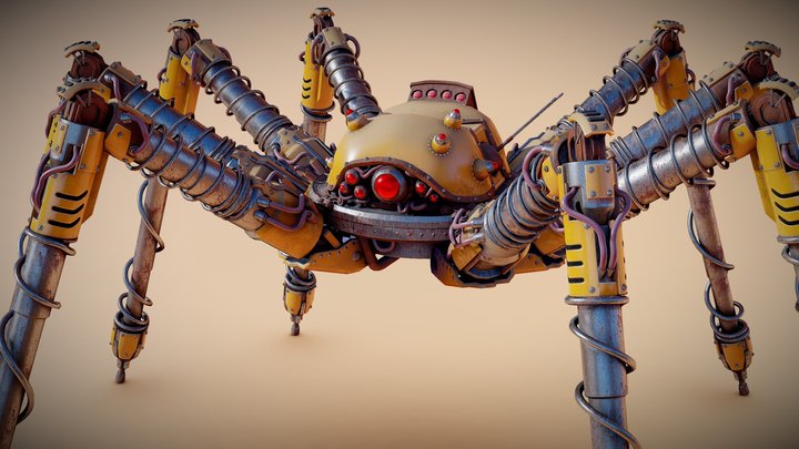 Spidertron 3D Model