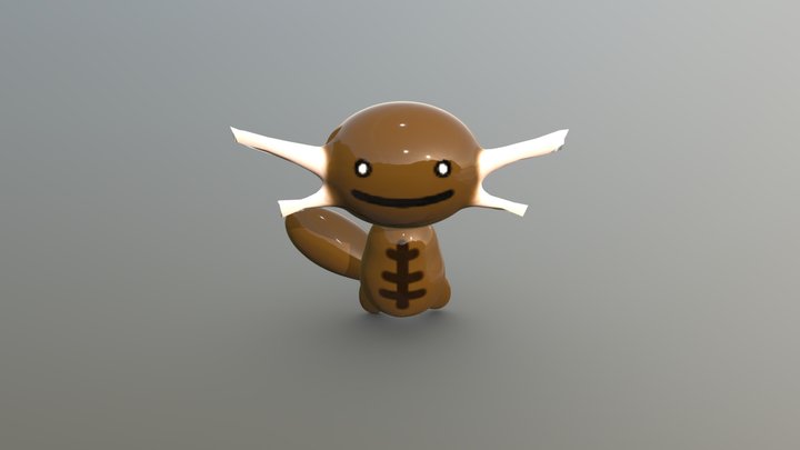 烏波 3D Model