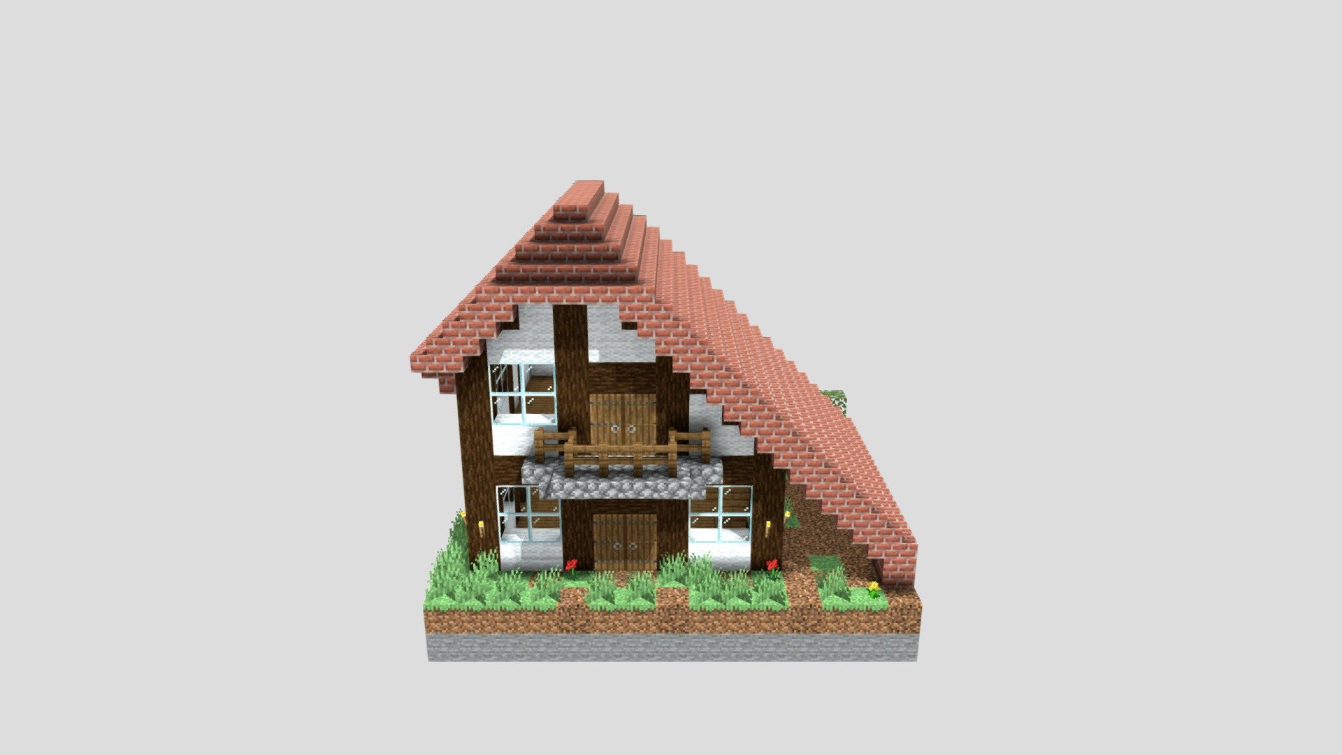 newhouse Download Free 3D model by madexc [29863d6] Sketchfab