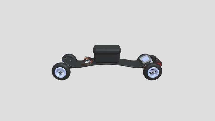 Electric Mountain Board 3D Model
