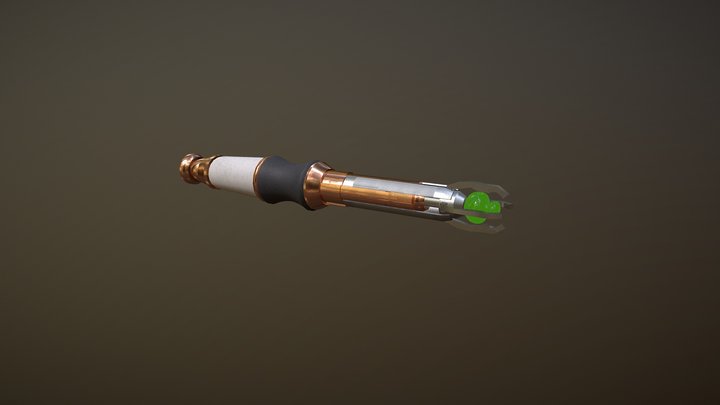 Sonic Screwdriver 3D Model