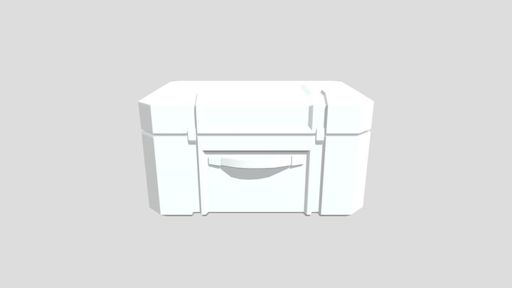 Sci-fi Crate 3D Model
