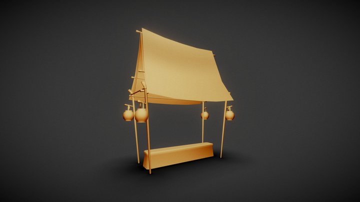 Fantasy Shop Exterior Model 3D Model