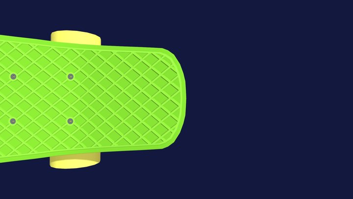 Penny Board 3D Model