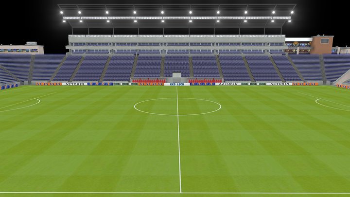 Football Stadium 3D Model
