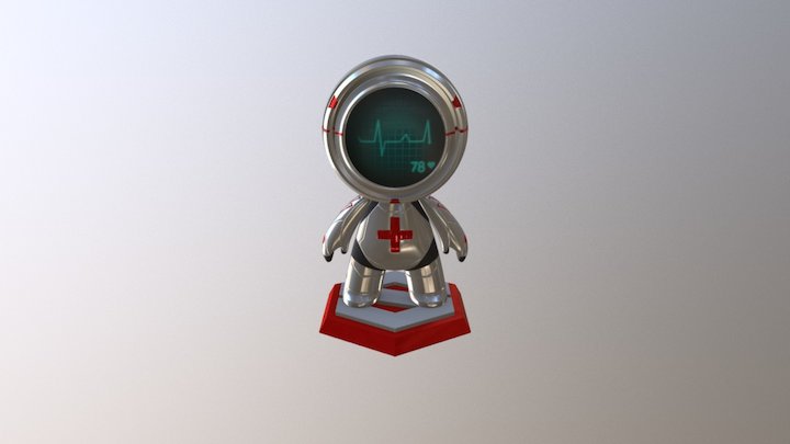 Meet MAT The Medical ROBOT P.A.U.L 3D Model