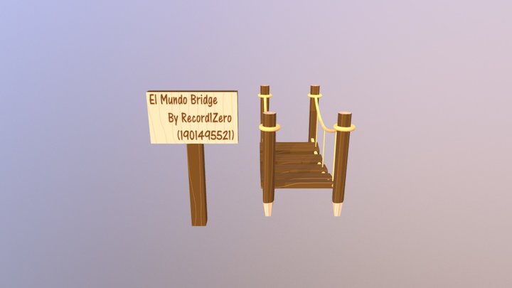 El Mundo Bridge 3D Model