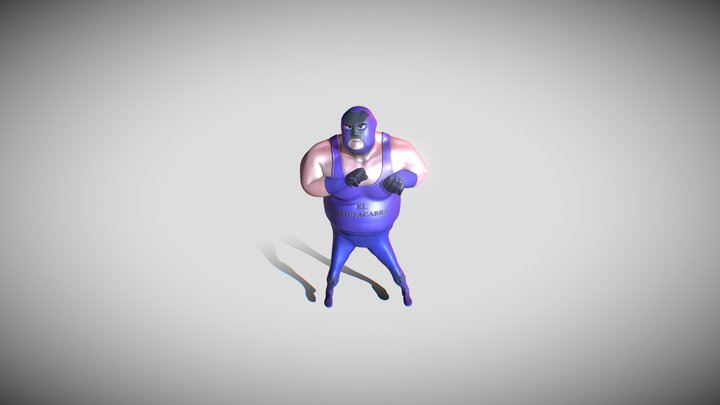 Luchador 3D Model
