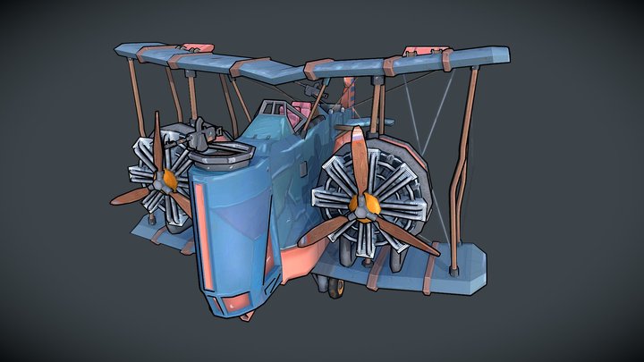 DAE Game art 1 -KeyStone B3- 3D Model