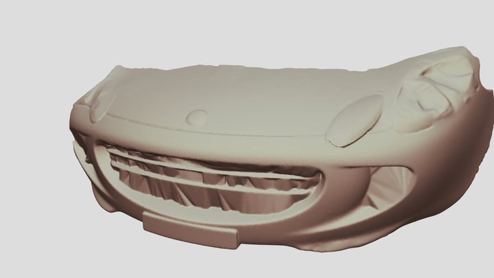 Lotus Clamshell Scan Remesh, 25% 3D Model