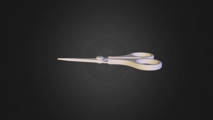 3d Scissor3 3D Model