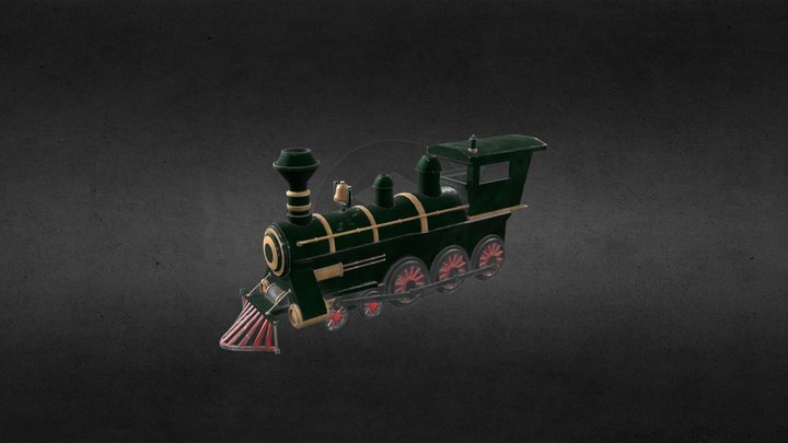 Steam Train 3D Model
