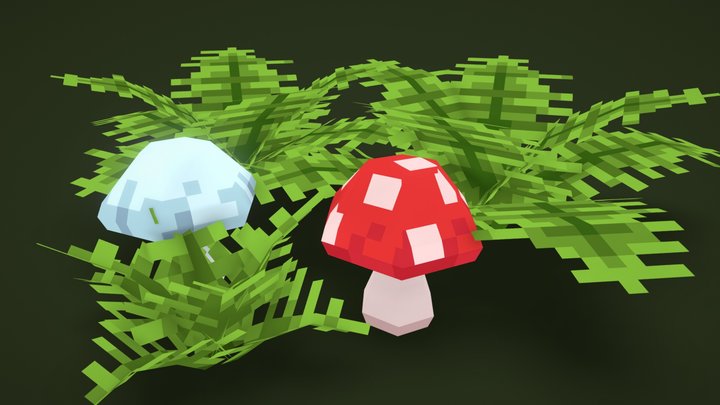 Foliage Showcase 3D Model
