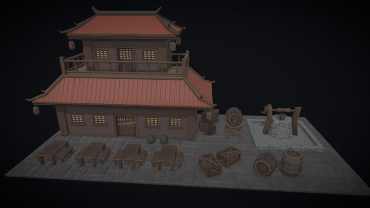Chinese Resto 3D Model