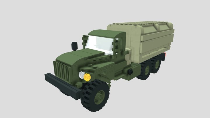 Ural 4320 (lego-moc) 3D Model