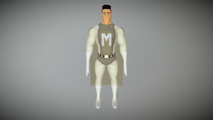 Metro Man 3D Model