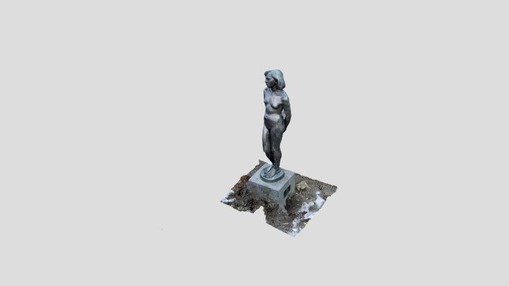 Bronze statue 3D Model