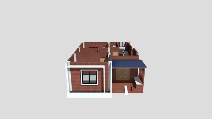 Home Top View 3D Model