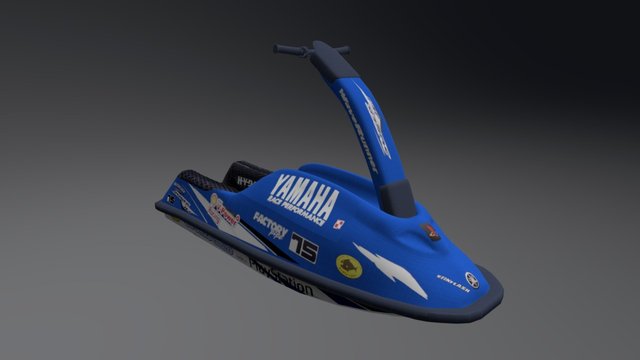 jetski Yamaha Superjet 700 3D Model