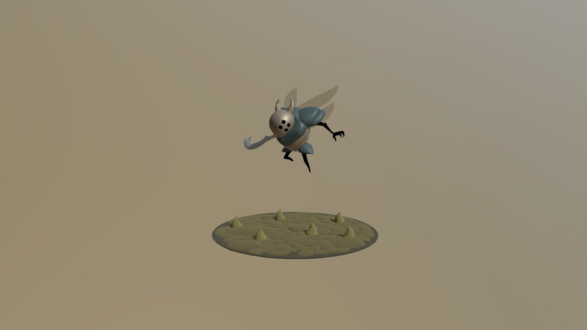 Hollow Knight #129 - Winged Fool - Download Free 3D model by Brandon ...