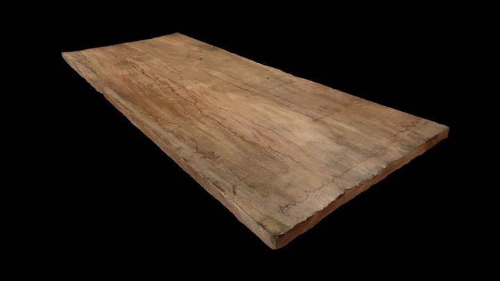 Weather Timber Table top 2 (Scaniverse) – Free 3D Model STL