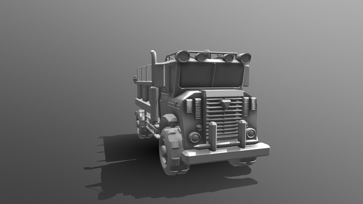 Truck Dunce 3D Model