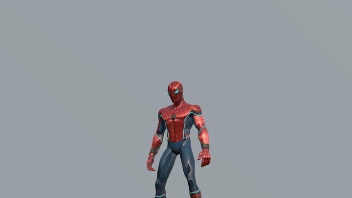 spider man homecoming"ANIMATED"!!!!!!!!!! 3D Model