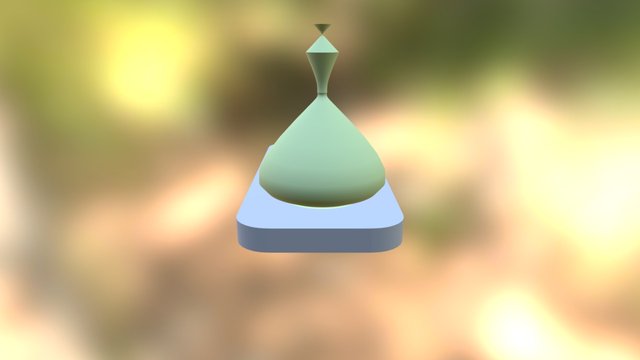 Mesa Con Jarron 3D Model