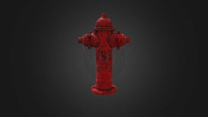 Rusty Fire Hydrant 3D Model
