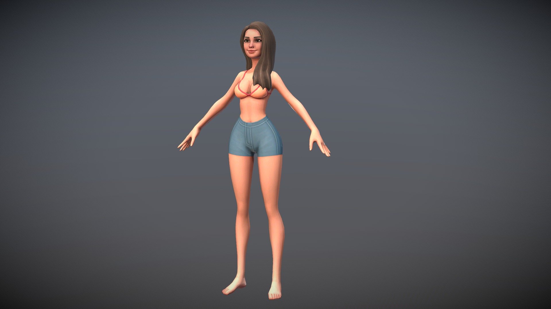 Female Character Buy Royalty Free 3d Model By Monstermod 2997c6a Sketchfab Store 8508