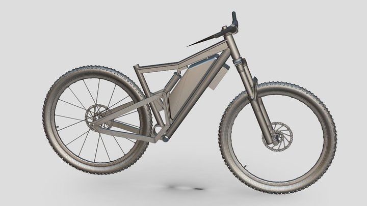 Rockrider 9.2 Bike / Electric conversion / 3d 3D Model