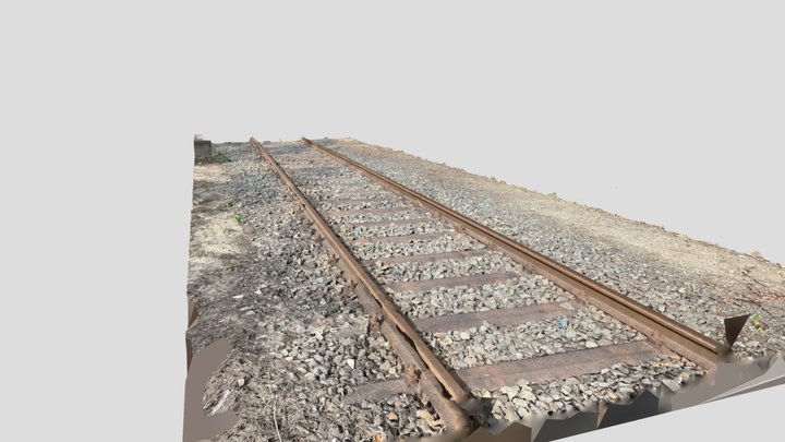 Train Track 1 3D Model