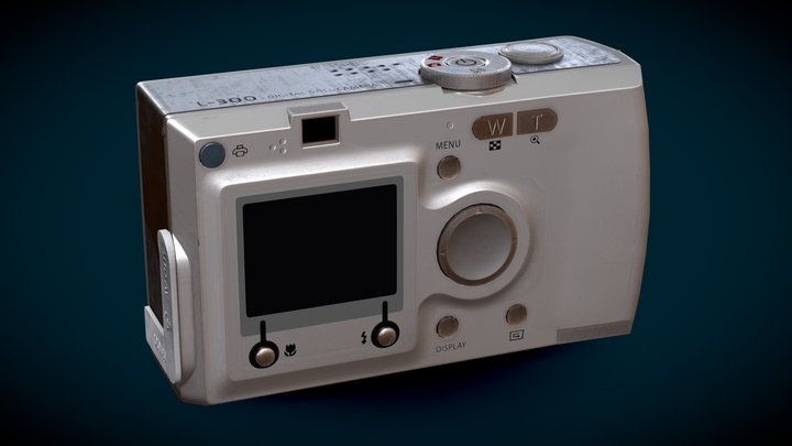Epson L-300 Camera (Low Poly) 3D Model