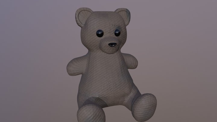 Dirty Teddy Bear 3D Model